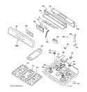 Part Location Diagram of WB36K10729 GE TRIM CONTROL