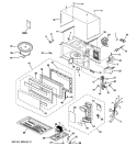 MICROWAVE Diagram and Parts List for PEM31DM1BB  General Electric Microwave