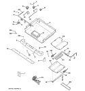 GAS & BURNER PARTS Diagram and Parts List for EGR2002EM1BS  General Electric Range