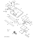 GAS & BURNER PARTS Diagram and Parts List for JGBP28MEL4BS  General Electric Range