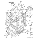 BODY PARTS Diagram and Parts List for JGBP30SEK6SS  General Electric Range