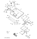 GAS & BURNER PARTS Diagram and Parts List for JGBP33CEL4CC  General Electric Range