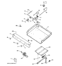 GAS & BURNER PARTS Diagram and Parts List for JGBS21HEH7WW  General Electric Range