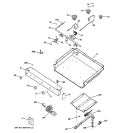 GAS & BURNER PARTS Diagram and Parts List for JGBS24GEK4SS  General Electric Range