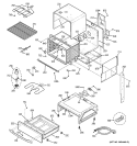 BODY PARTS Diagram and Parts List for JCSP42SK4SS  General Electric Range
