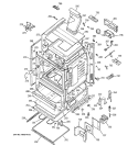 BODY PARTS Diagram and Parts List for J2B912BEK3BB  General Electric Range