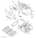 Part Location Diagram of WB31X24641 GE Grate Kit