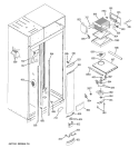 Part Location Diagram of WR85X10039 GE EVAPORATOR Assembly