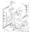 FRESH FOOD SECTION Diagram and Parts List for PSE29NHTECSS  General Electric Refrigerator