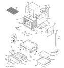 BODY PARTS Diagram and Parts List for JGSP28SEK5SS  General Electric Range