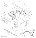 CONTROL PANEL Diagram and Parts List for JTP75CM1CC  General Electric Wall Oven