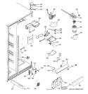 FRESH FOOD SECTION Diagram and Parts List for GCE21ZGWAFWW  General Electric Refrigerator