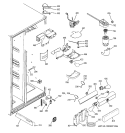 FRESH FOOD SECTION Diagram and Parts List for GIE21LGWAFKB  General Electric Refrigerator