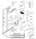 FRESH FOOD SECTION Diagram and Parts List for PSF26PGTASB  General Electric Refrigerator