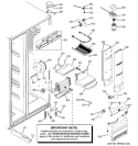 FRESH FOOD SECTION Diagram and Parts List for PSS26PSTBSS  General Electric Refrigerator