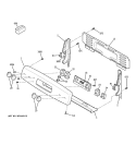 CONTROL PANEL Diagram and Parts List for EER2002M01BS  General Electric Range