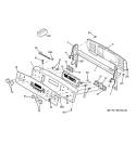 CONTROL PANEL Diagram and Parts List for JCB800SK5SS  General Electric Range