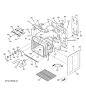 BODY PARTS Diagram and Parts List for JCB900SK5SS  General Electric Range