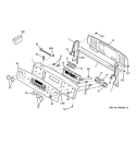 CONTROL PANEL Diagram and Parts List for JCB910SL6SS  General Electric Range