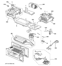 INTERIOR PARTS 2 Diagram and Parts List for SCA2000FBB02  General Electric Microwave