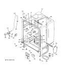 Part Location Diagram of WD01X10098 GE SUPPORT HEATER