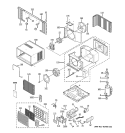 ROOM AIR CONDITIONER Diagram and Parts List for AGM06LBG1  General Electric Air Conditioner