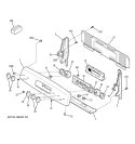 Part Location Diagram of WB36T11083 GE TRIM & BRACKET Assembly