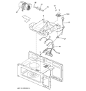 INTERIOR PARTS 2 Diagram and Parts List for HVM1540SM2SS  General Electric Microwave