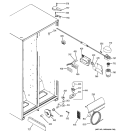 FRESH FOOD SECTION Diagram and Parts List for ESH22JFWDBB  General Electric Refrigerator