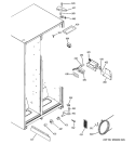 FRESH FOOD SECTION Diagram and Parts List for GSE20IETCFBB  General Electric Refrigerator