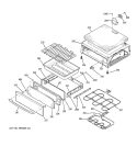 WARMING DRAWER Diagram and Parts List for JCB968BK6BB  General Electric Range