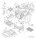 BODY PARTS Diagram and Parts List for JB988KK6CC  General Electric Range