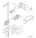 FRESH FOOD SECTION Diagram and Parts List for PGSS5PJXASS  General Electric Refrigerator