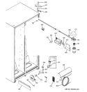 FRESH FOOD SECTION Diagram and Parts List for SSH25KFTFWW  General Electric Refrigerator