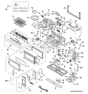MICROWAVE Diagram and Parts List for PVM2070DM1BB  General Electric Microwave