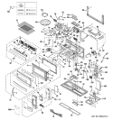 MICROWAVE Diagram and Parts List for PVM2070SM1SS  General Electric Microwave