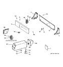 CONTROL PANEL & COIN BOX ASSEMBLY Diagram and Parts List for DCCB330GG1WC  General Electric Dryer