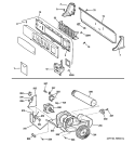 Part Location Diagram of WE4M302 GE L3 ELECTRONIC BOARD