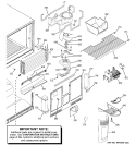 FREEZER SECTION Diagram and Parts List for GTL22JCPBRBS  General Electric Refrigerator