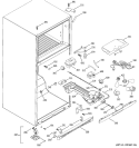 FRESH FOOD SECTION Diagram and Parts List for GTS18KCMBRCC  General Electric Refrigerator