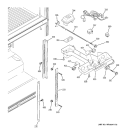 FRESH FOOD SECTION Diagram and Parts List for GTS22JCPDRWW  General Electric Refrigerator