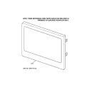 MICROWAVE DOOR Diagram and Parts List for JKP86BF5BB  General Electric Microwave Oven Combo