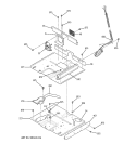 PEDESTAL Diagram and Parts List for JKP86BF5BB  General Electric Microwave Oven Combo