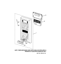 CONTROL PANEL Diagram and Parts List for JKP86CF7CC  General Electric Microwave Oven Combo