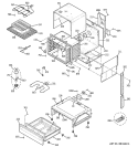 BODY PARTS Diagram and Parts List for JS900CK3CC  General Electric Range