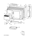 FREEZER DOOR Diagram and Parts List for TBX22PRBMLAA  General Electric Refrigerator