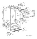 CABINET PARTS Diagram and Parts List for TBX22PRBMLAA  General Electric Refrigerator