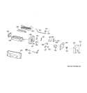 Part Location Diagram of WR29X10005 GE MOUNTING PLATE