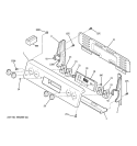 Part Location Diagram of WB36T10847 GE TRIM & BRACKET Assembly