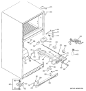 FRESH FOOD SECTION Diagram and Parts List for GTS18SBSWRSS  General Electric Refrigerator